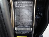 2014 Range Rover Evoque Color Code for Santorini Black Metallic - Color Code: 820