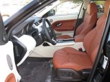 2013 Land Rover Range Rover Evoque Prestige Tan/Ivory/Espresso Interior