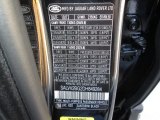 2013 Range Rover Evoque Color Code for Santorini Black Metallic - Color Code: 820