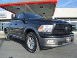 2011 Brilliant Black Crystal Pearl Dodge Ram 1500 SLT Outdoorsman Quad Cab 4x4 #89916200