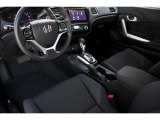 2014 Honda Civic EX Coupe Black Interior