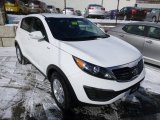 2011 Clear White Kia Sportage LX AWD #89947206