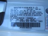 2009 370Z Color Code for Pearl White - Color Code: QAB