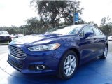 2014 Deep Impact Blue Ford Fusion SE EcoBoost #89980719