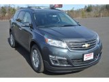 2014 Atlantis Blue Metallic Chevrolet Traverse LT #89981005