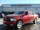 2012 Deep Cherry Red Crystal Pearl Dodge Ram 1500 Express Quad Cab 4x4 #89981064