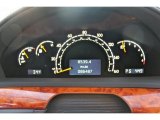 2002 Mercedes-Benz S 600 Sedan Gauges