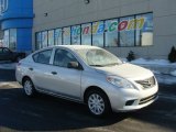 2013 Brilliant Silver Nissan Versa 1.6 S Sedan #90017485