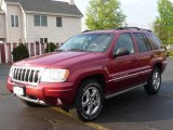 2004 Inferno Red Pearl Jeep Grand Cherokee Overland 4x4 #8971933
