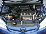 2005 Honda Civic Value Package Sedan 1.7L SOHC 16V VTEC 4 Cylinder Engine