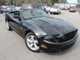 Black Ford Mustang in 2014