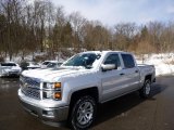 2014 Silver Ice Metallic Chevrolet Silverado 1500 LT Crew Cab 4x4 #90068283