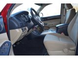 2012 Toyota Tacoma V6 SR5 Double Cab 4x4 Sand Beige Interior