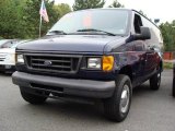 True Blue Metallic Ford E Series Van in 2004