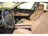 2011 BMW 7 Series 750i Sedan Front Seat