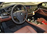 2014 BMW 5 Series 528i Sedan Cinnamon Brown Interior