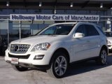 Diamond White Metallic Mercedes-Benz ML in 2011