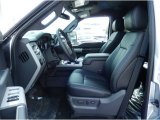 2014 Ford F250 Super Duty Lariat Crew Cab Black Interior