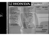 2014 Honda Insight EX Hybrid Window Sticker