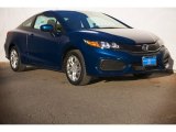 2014 Dyno Blue Pearl Honda Civic LX Coupe #90125030