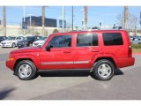 Inferno Red Pearl Jeep Commander in 2006