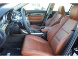 2014 Acura TL Advance SH-AWD Umber Interior