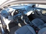 2014 Hyundai Elantra Limited Sedan Gray Interior