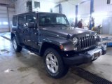 2014 Granite Metallic Jeep Wrangler Unlimited Sahara 4x4 #90186095