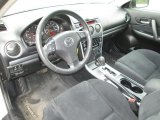 2007 Mazda MAZDA6 i Sport Sedan Black Interior