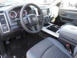 2014 Ram 1500 Big Horn Quad Cab 4x4 Black/Diesel Gray Interior