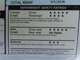 2009 Ford Ranger XL Regular Cab Window Sticker