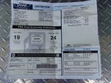 2009 Ford Ranger XL Regular Cab Window Sticker