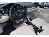 2014 Volkswagen Passat TDI SE Cornsilk Beige Interior