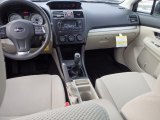 2012 Subaru Impreza 2.0i Premium 5 Door Ivory Interior