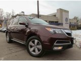 2011 Dark Cherry Pearl Acura MDX Technology #90239801