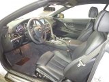 2013 BMW 6 Series 650i Convertible Black Interior