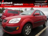 2009 Tropical Red Kia Rio SX Sedan #90277105