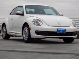 Pure White Volkswagen Beetle in 2014