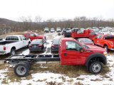 2014 Vermillion Red Ford F550 Super Duty XL Regular Cab 4x4 Chassis #90297591