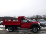 2014 Vermillion Red Ford F550 Super Duty XL Regular Cab 4x4 Dump Truck #90297588