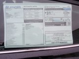 2014 Hyundai Elantra Limited Sedan Window Sticker