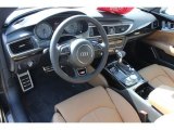 2014 Audi S7 Prestige 4.0 TFSI quattro Havana Brown w/Black Stitching Interior