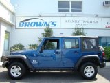2009 Deep Water Blue Pearl Jeep Wrangler Unlimited X 4x4 #9015082