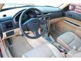 2005 Subaru Forester 2.5 X Beige Interior