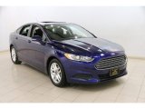 2013 Deep Impact Blue Metallic Ford Fusion SE #90335290