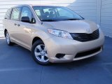 2014 Toyota Sienna L Front 3/4 View
