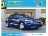 2013 Deep Impact Blue Metallic Ford Fusion SE #90335262