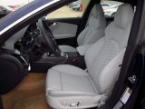 2014 Audi RS 7 4.0 TFSI quattro Lunar Silver Valcona Leather w/Honeycomb Stitching Interior