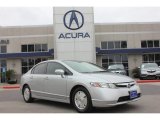 2007 Alabaster Silver Metallic Honda Civic Hybrid Sedan #90369442