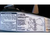 2001 Ford F250 Super Duty XL Regular Cab 4x4 Info Tag